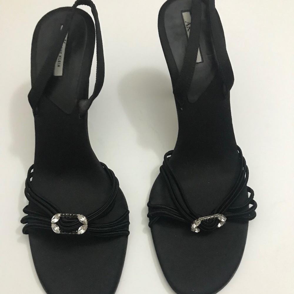 Ann Klein Women’s Heeled Sandals Black Color Size 9M